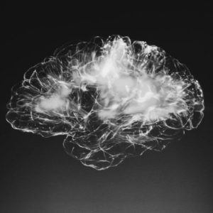 A graphic showing neurons of the brain